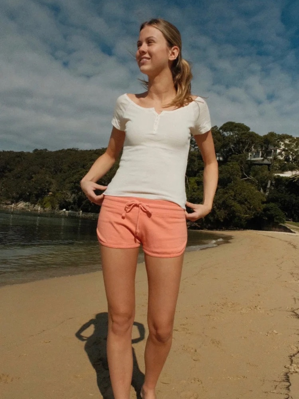 Brandy Melville Coral Shorts